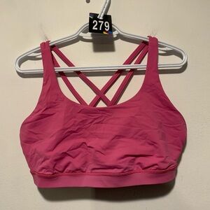 279. Lululemon Energy Bra Pink